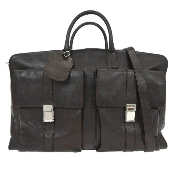 Gucci Brown 2way Handbag - Picture 1 of 12